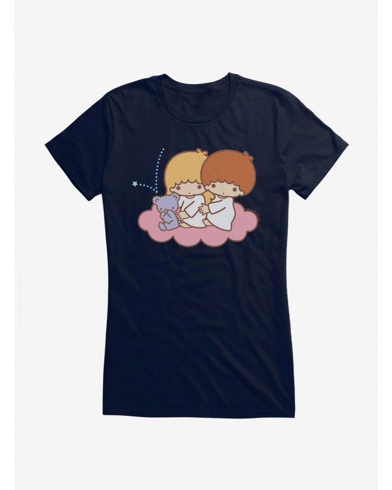 Little Twin Stars Cloud Ride Girls T-Shirt $5.98 T-Shirts