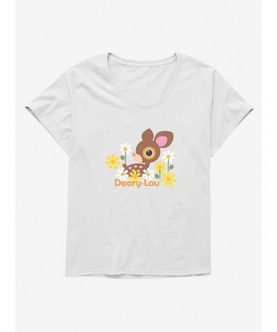 Deery-Lou Floral Forest Girls T-Shirt Plus Size $9.71 T-Shirts