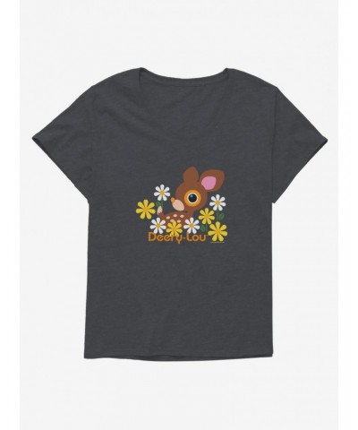 Deery-Lou Floral Forest Girls T-Shirt Plus Size $9.71 T-Shirts