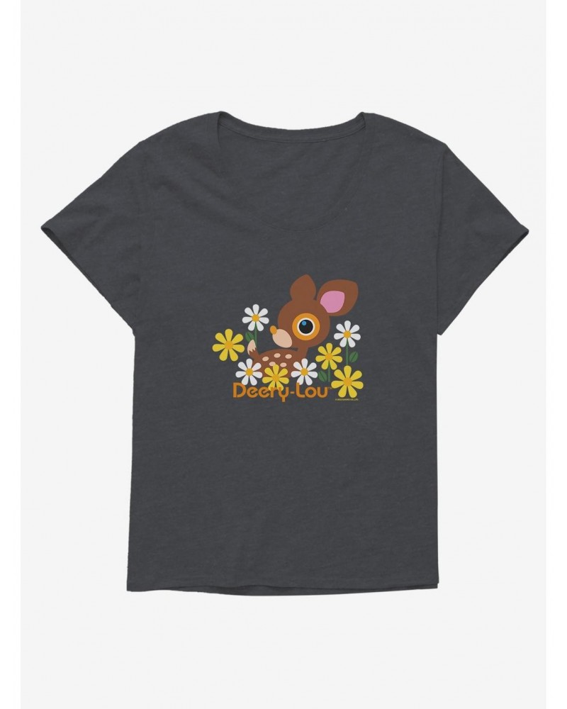 Deery-Lou Floral Forest Girls T-Shirt Plus Size $9.71 T-Shirts