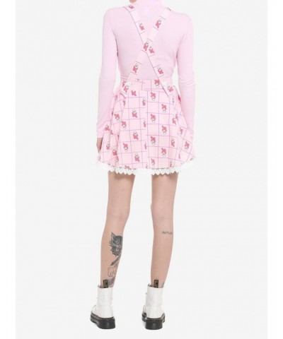 My Melody Plaid & Lace Suspender Skirt $8.58 Skirts