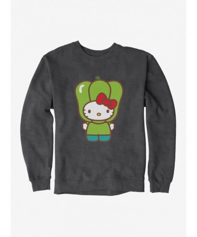 Hello Kitty Five A Day Bell Pepper Sweatshirt $13.58 Sweatshirts