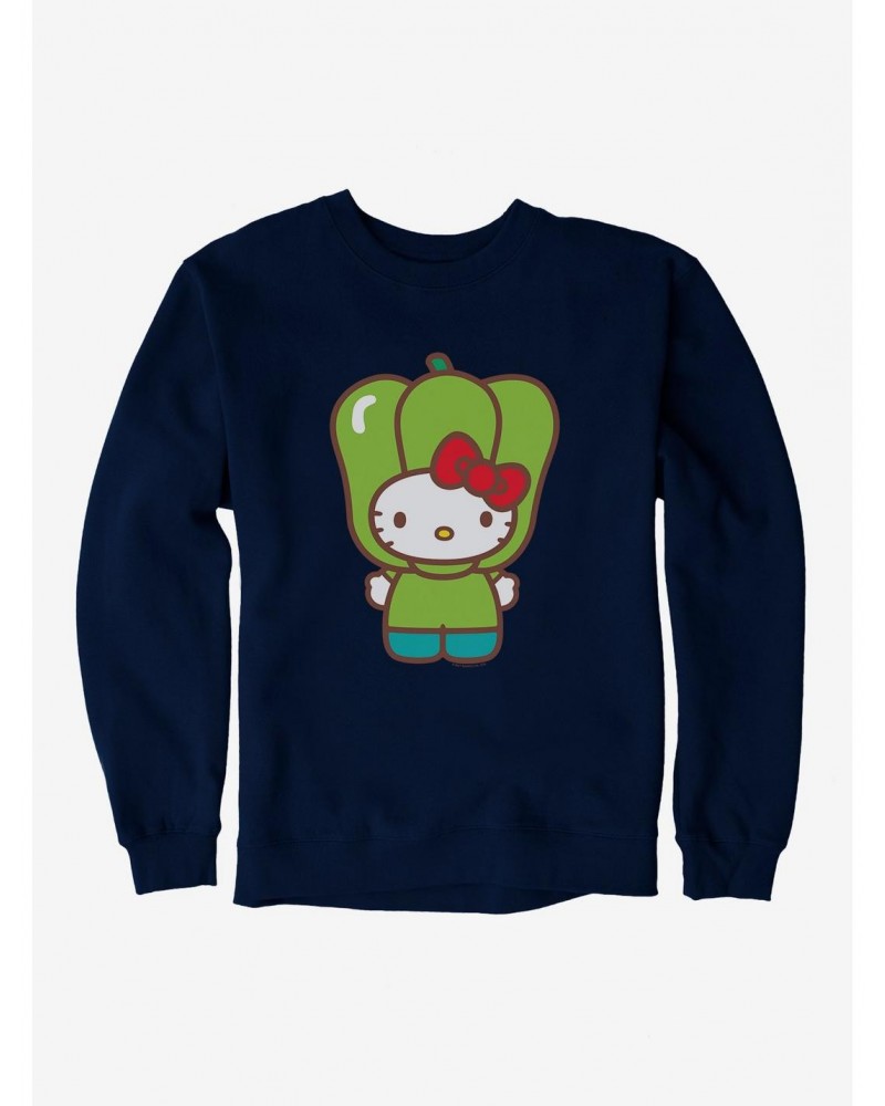 Hello Kitty Five A Day Bell Pepper Sweatshirt $13.58 Sweatshirts