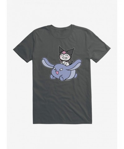 Kuromi Happy Baku Flying T-Shirt $8.60 T-Shirts