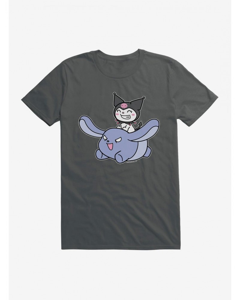 Kuromi Happy Baku Flying T-Shirt $8.60 T-Shirts