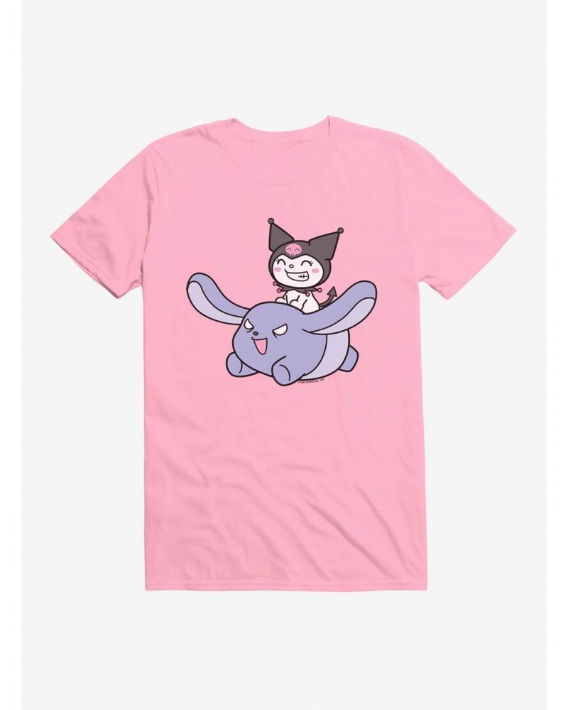 Kuromi Happy Baku Flying T-Shirt $8.60 T-Shirts