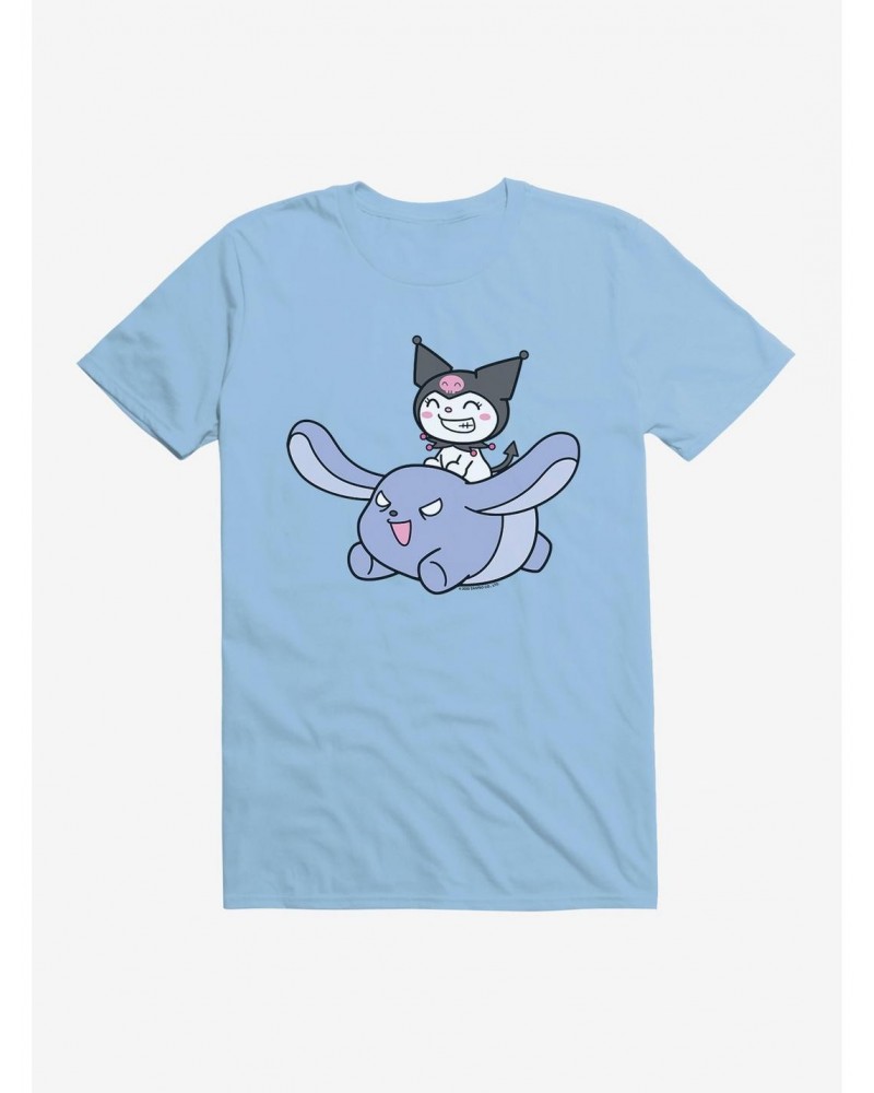 Kuromi Happy Baku Flying T-Shirt $8.60 T-Shirts