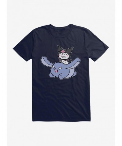 Kuromi Happy Baku Flying T-Shirt $8.60 T-Shirts