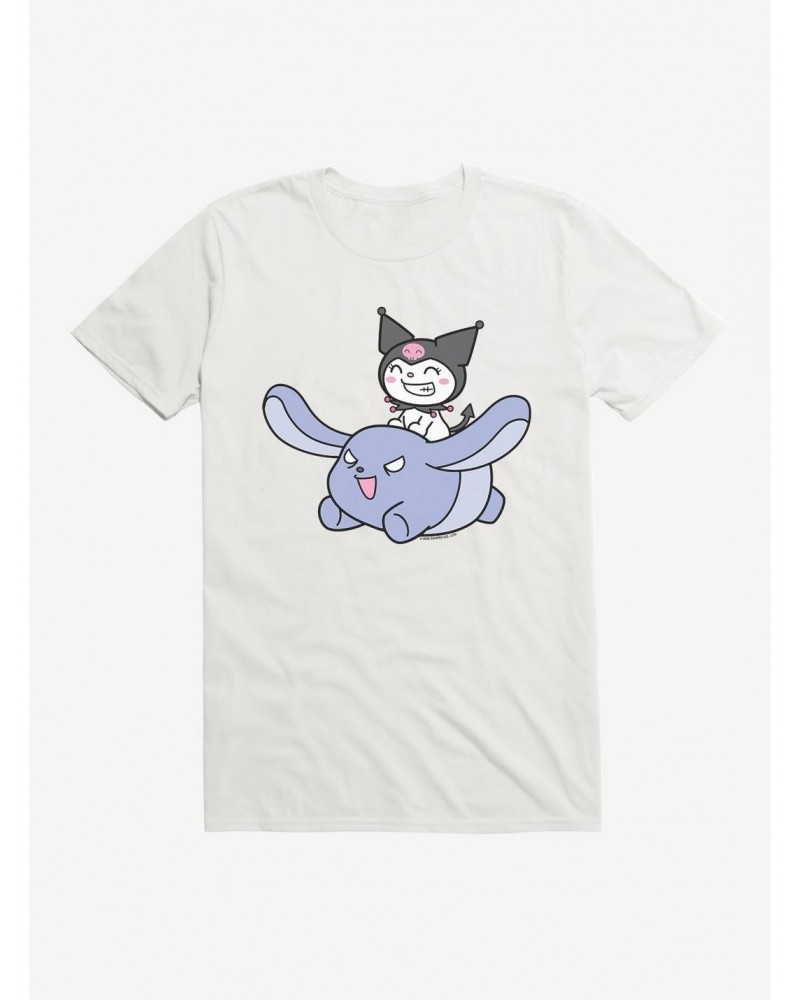 Kuromi Happy Baku Flying T-Shirt $8.60 T-Shirts