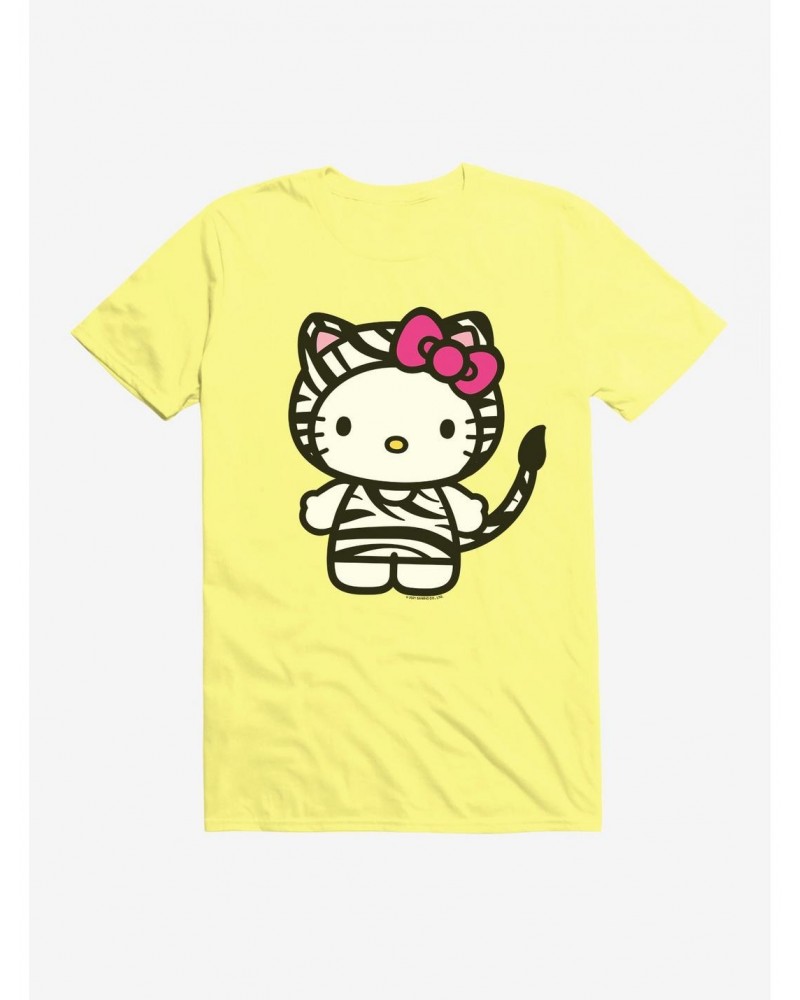 Hello Kitty Jungle Paradise Zebra Print T-Shirt $6.12 T-Shirts