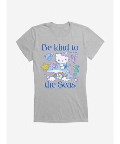 Hello Kitty Be Kind To The Seas Girls T-Shirt $7.57 T-Shirts