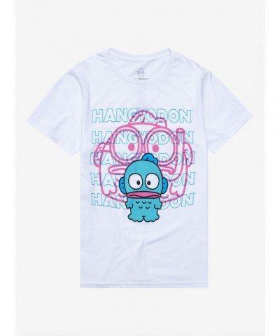 Hangyodon Name Boyfriend Fit Girls T-Shirt $7.37 T-Shirts