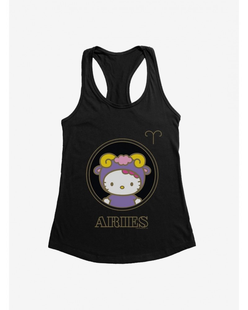 Hello Kitty Star Sign Aries Stencil Girls Tank $9.16 Tanks