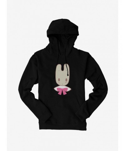 Marron Cream Pink Bow Bunny Hoodie $13.65 Hoodies