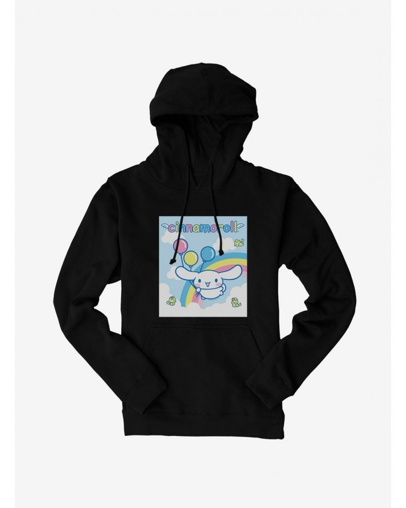 Cinnamoroll Balloons And Rainbow Hoodie $12.21 Hoodies