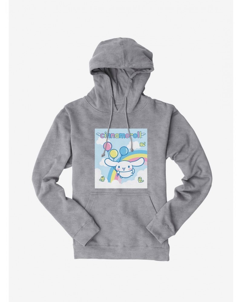 Cinnamoroll Balloons And Rainbow Hoodie $12.21 Hoodies