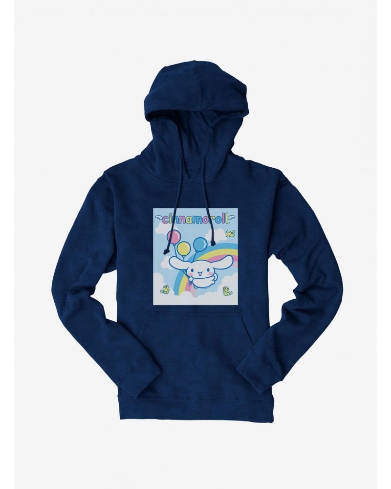 Cinnamoroll Balloons And Rainbow Hoodie $12.21 Hoodies