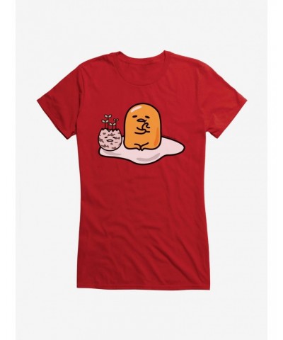 Gudetama Planted Girls T-Shirt $8.57 T-Shirts