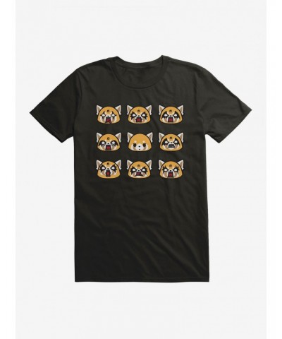Aggretsuko Metal Emotions T-Shirt $5.74 T-Shirts