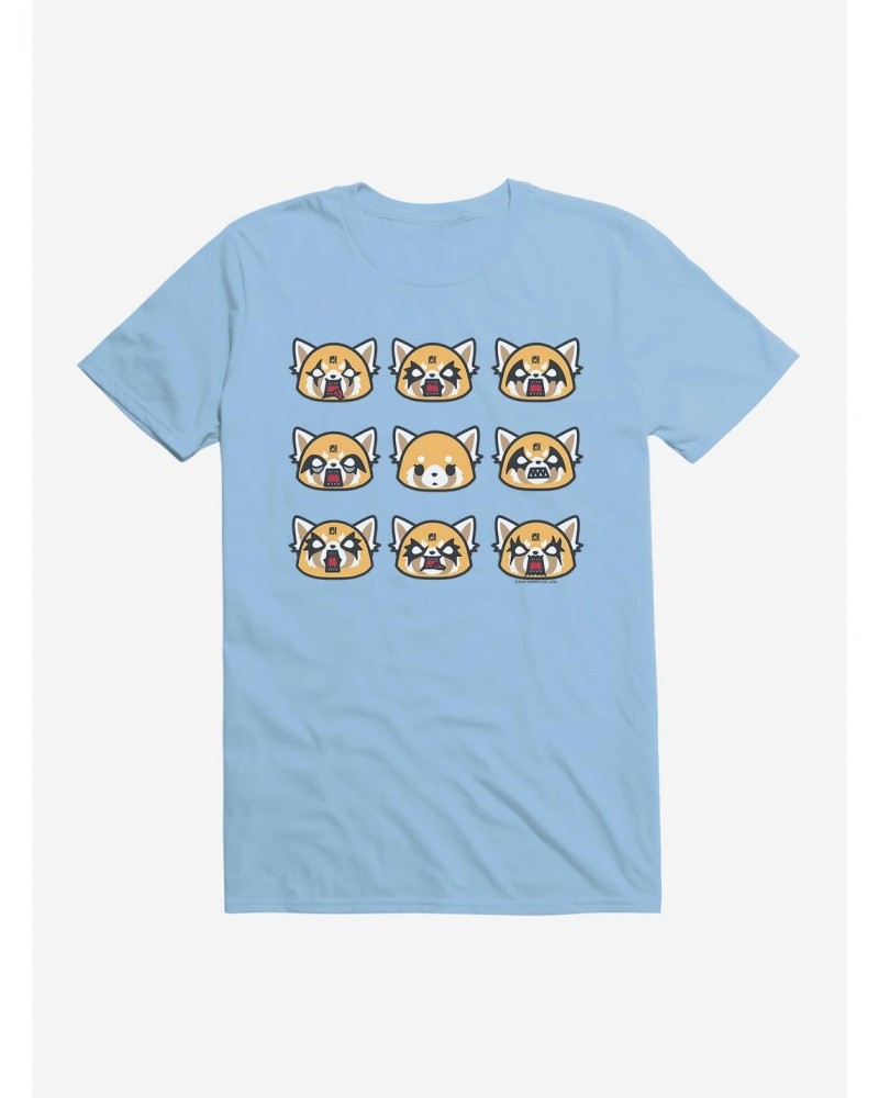 Aggretsuko Metal Emotions T-Shirt $5.74 T-Shirts