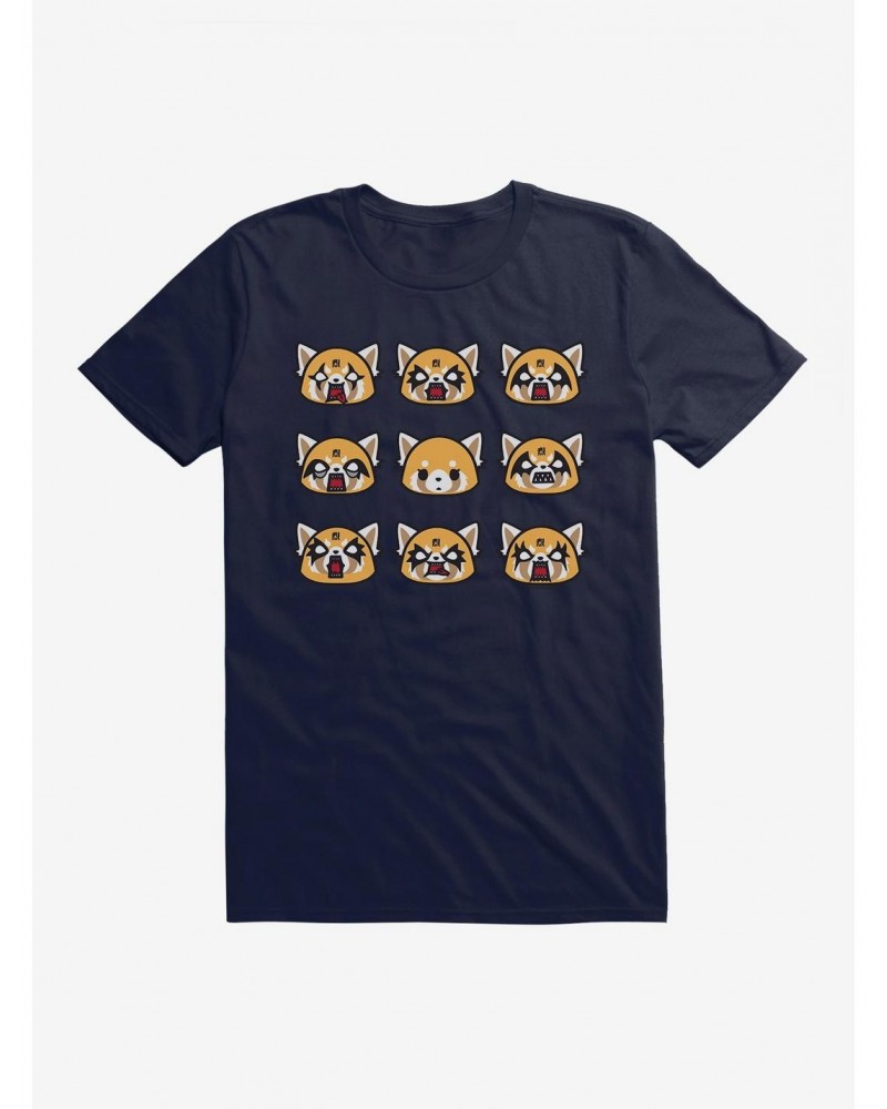 Aggretsuko Metal Emotions T-Shirt $5.74 T-Shirts