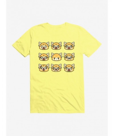 Aggretsuko Metal Emotions T-Shirt $5.74 T-Shirts