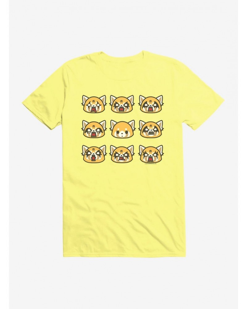 Aggretsuko Metal Emotions T-Shirt $5.74 T-Shirts