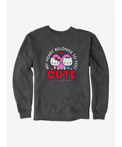 Hello Kitty Valentine's Day Heart Belongs To You Sweatshirt $9.45 Sweatshirts