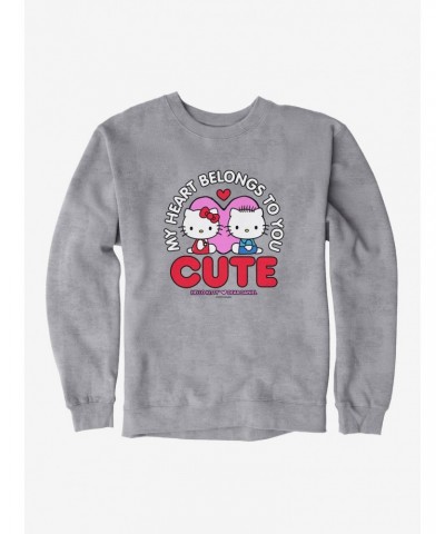 Hello Kitty Valentine's Day Heart Belongs To You Sweatshirt $9.45 Sweatshirts