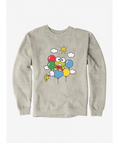 Keroppi Balloon Escape Sweatshirt $10.63 Sweatshirts