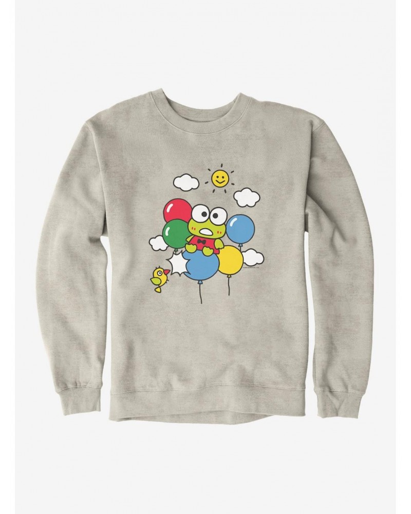 Keroppi Balloon Escape Sweatshirt $10.63 Sweatshirts