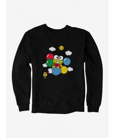 Keroppi Balloon Escape Sweatshirt $10.63 Sweatshirts