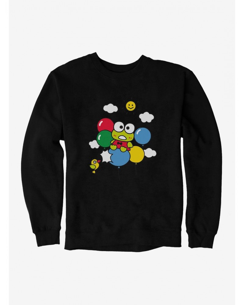 Keroppi Balloon Escape Sweatshirt $10.63 Sweatshirts