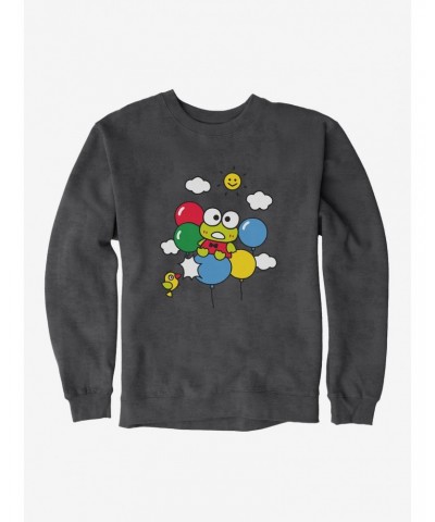 Keroppi Balloon Escape Sweatshirt $10.63 Sweatshirts