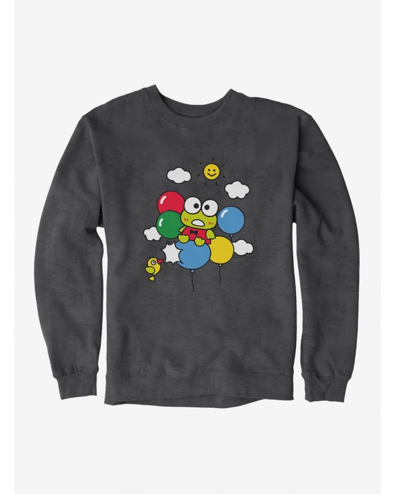 Keroppi Balloon Escape Sweatshirt $10.63 Sweatshirts