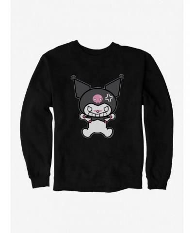 Kuromi Angry Grin Sweatshirt $13.87 Sweatshirts
