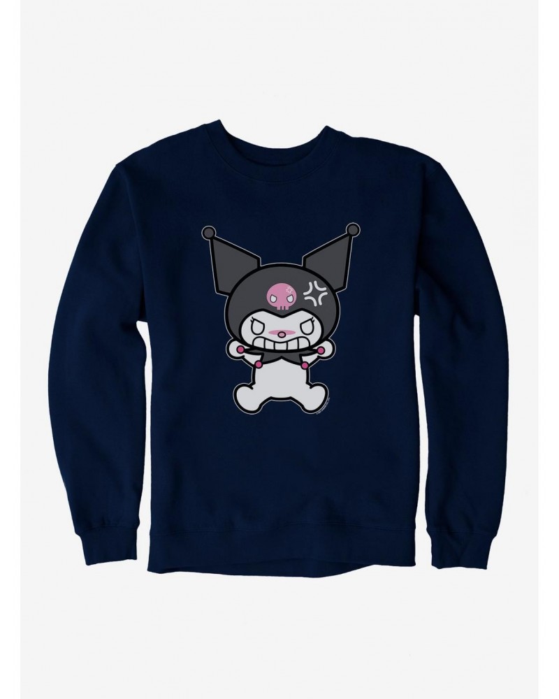 Kuromi Angry Grin Sweatshirt $13.87 Sweatshirts