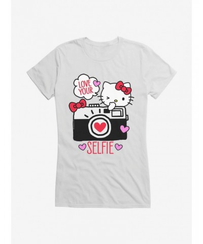 Hello Kitty Selfie Love Girls T-Shirt $7.37 T-Shirts