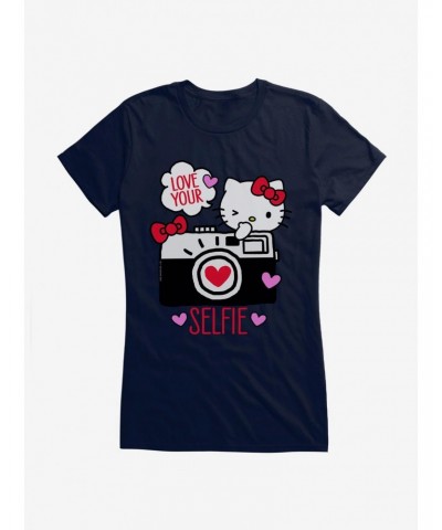 Hello Kitty Selfie Love Girls T-Shirt $7.37 T-Shirts