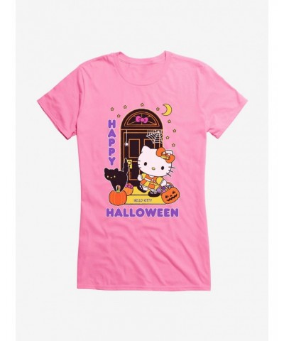 Hello Kitty Trick Or Treating Girls T-Shirt $7.37 T-Shirts