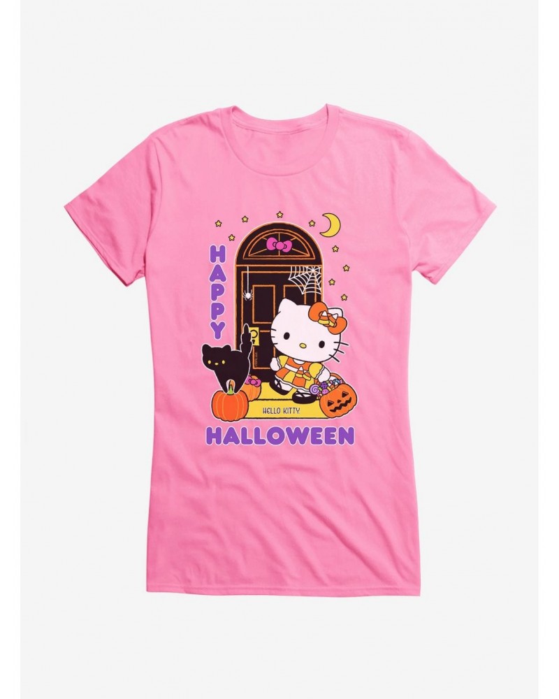 Hello Kitty Trick Or Treating Girls T-Shirt $7.37 T-Shirts