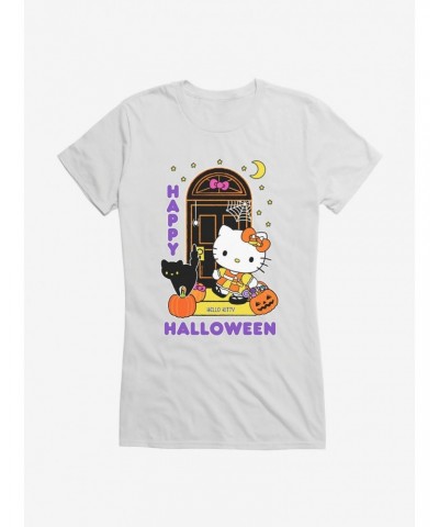 Hello Kitty Trick Or Treating Girls T-Shirt $7.37 T-Shirts