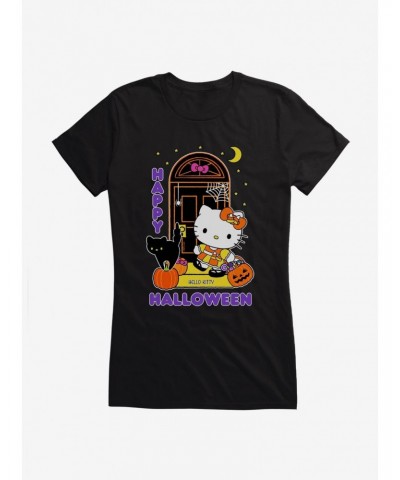 Hello Kitty Trick Or Treating Girls T-Shirt $7.37 T-Shirts