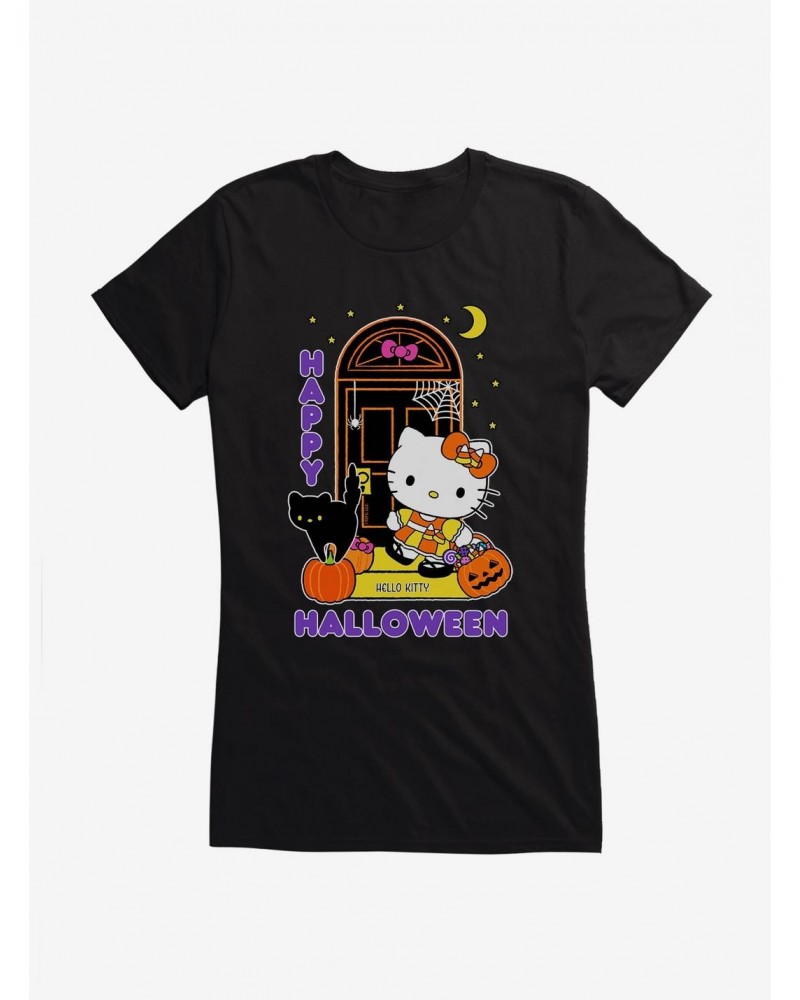 Hello Kitty Trick Or Treating Girls T-Shirt $7.37 T-Shirts