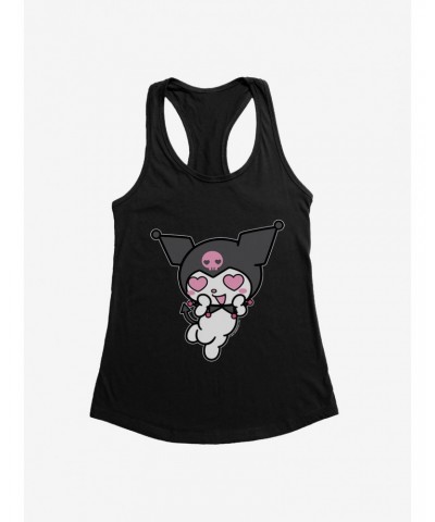 Kuromi Heart Eyes Girls Tank $5.98 Tanks