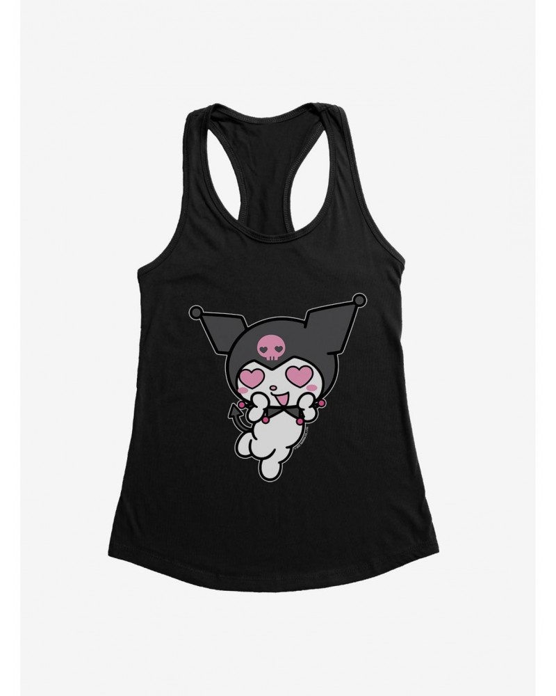 Kuromi Heart Eyes Girls Tank $5.98 Tanks