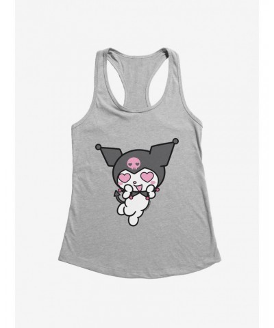 Kuromi Heart Eyes Girls Tank $5.98 Tanks