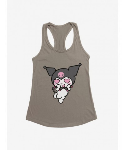 Kuromi Heart Eyes Girls Tank $5.98 Tanks