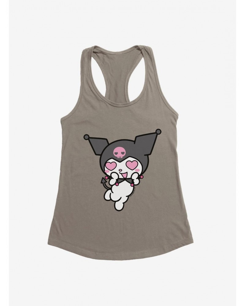 Kuromi Heart Eyes Girls Tank $5.98 Tanks