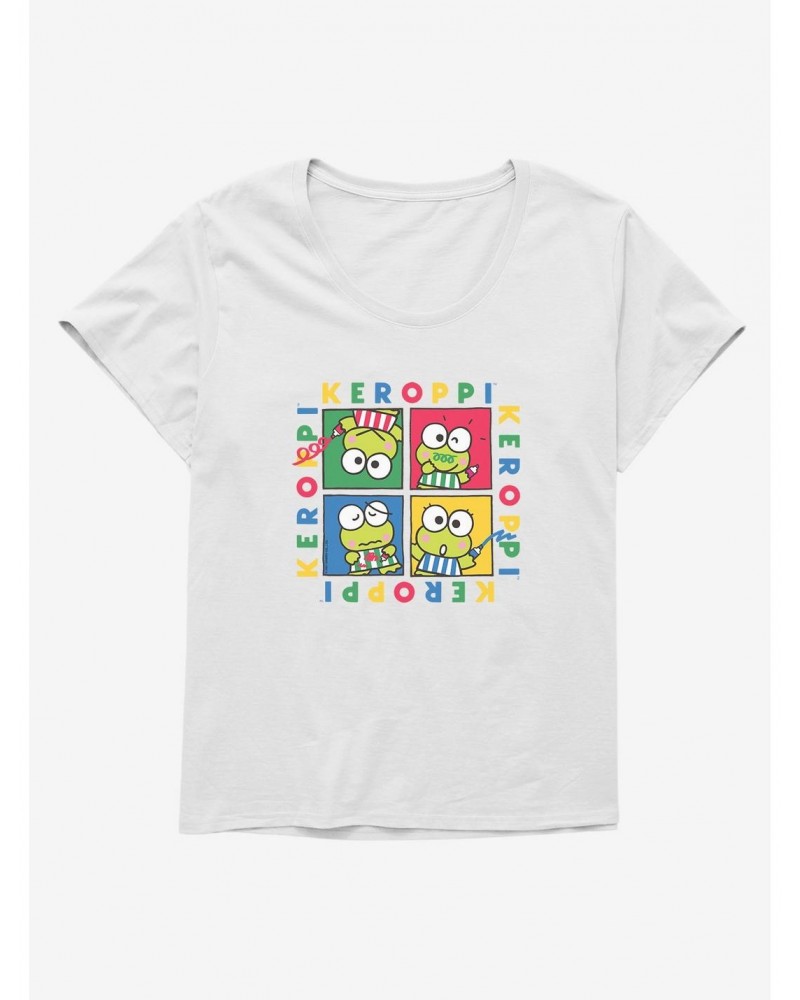 Keroppi Four Square Girls T-Shirt Plus Size $8.32 T-Shirts